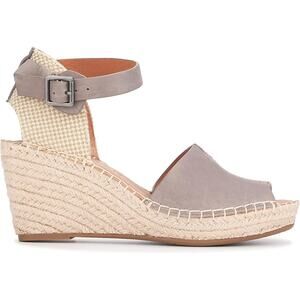 Gentle Souls by Kenneth Cole Women's Charli Espadrille Wedge Sandal 'Gray' 9